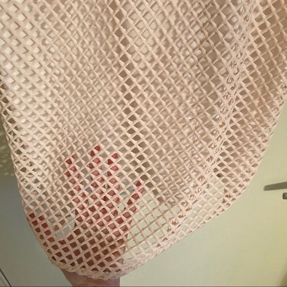 Topshop pink lace maternity shift dress - Picture 3 of 6